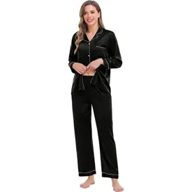 Women's Silk Satin Pajamas