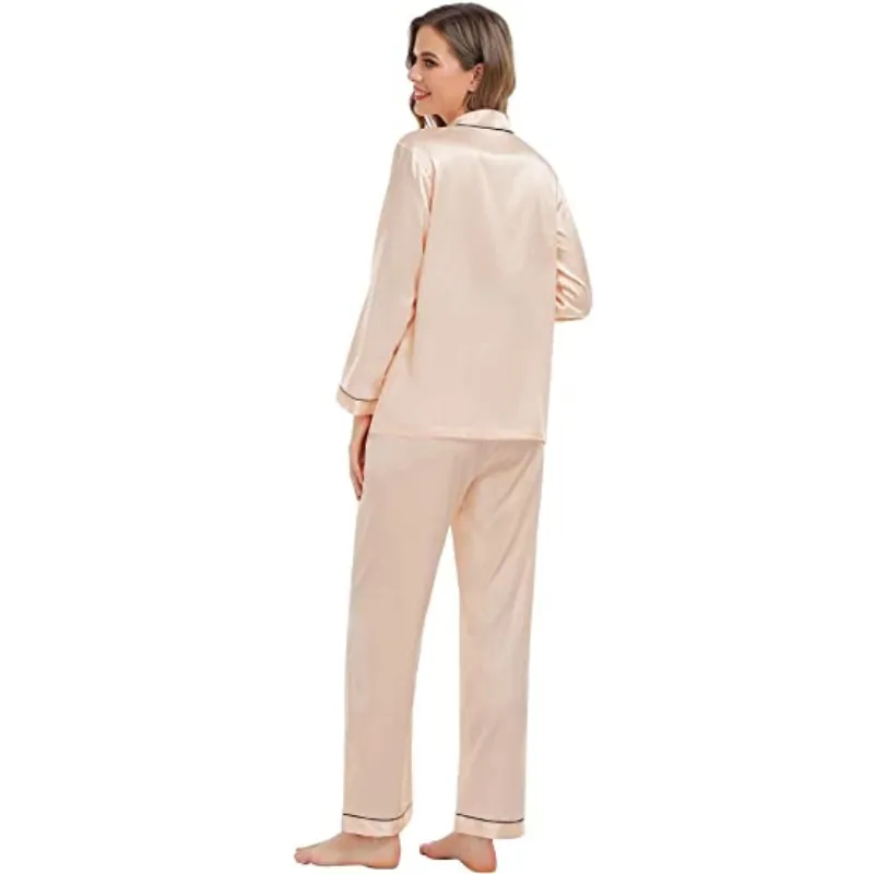 Women's Silk Satin Pajamas