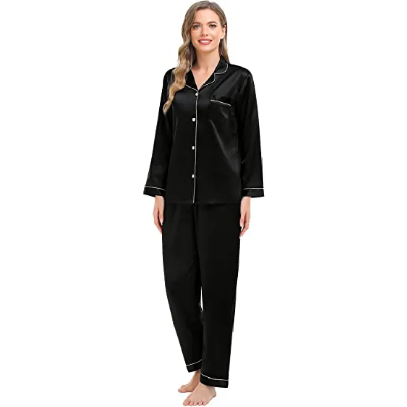Women's Silk Satin Pajamas