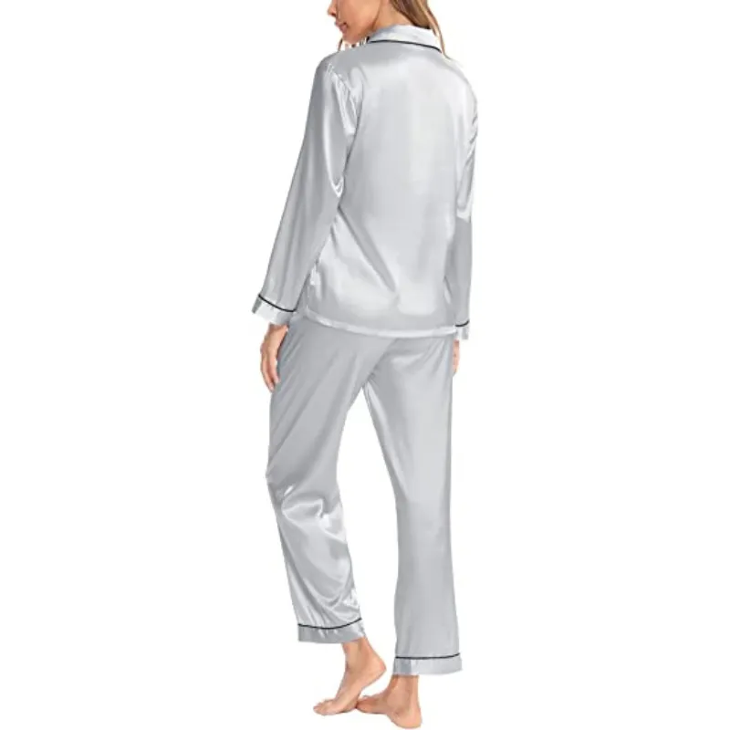 Women's Silk Satin Pajamas